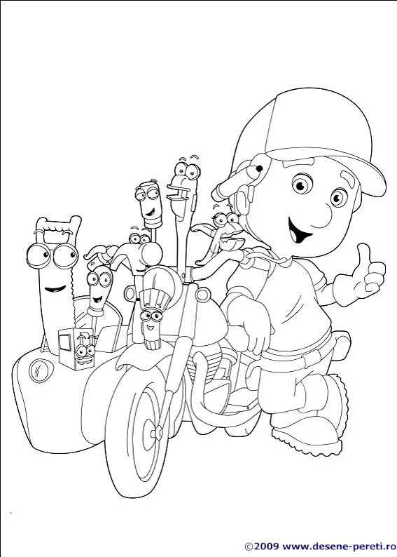 handy manny desene colorat